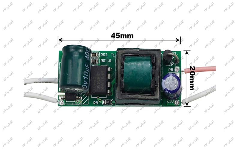 درایور 8-12 وات بدون پوشش